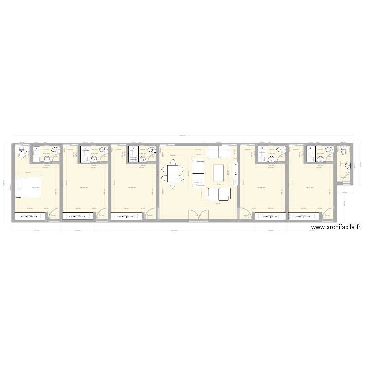 maison Village. Plan de 0 pièce et 0 m2