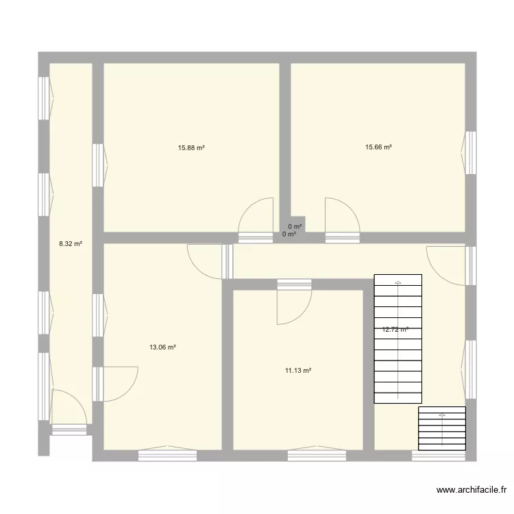 maison Blotzheim RDC. Plan de 