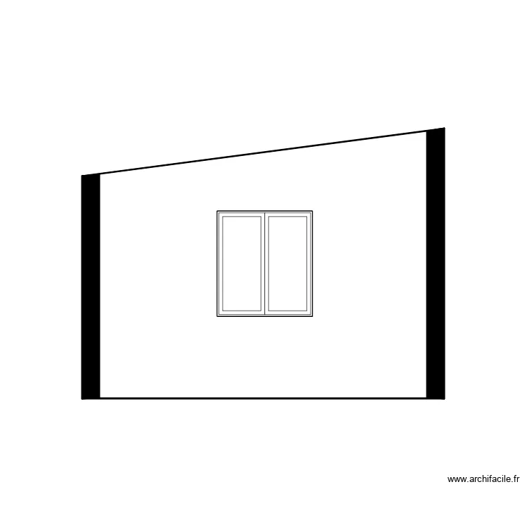 atelier vue sud. Plan de 