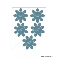 Pack 40 personnes table ronde 345 et 330