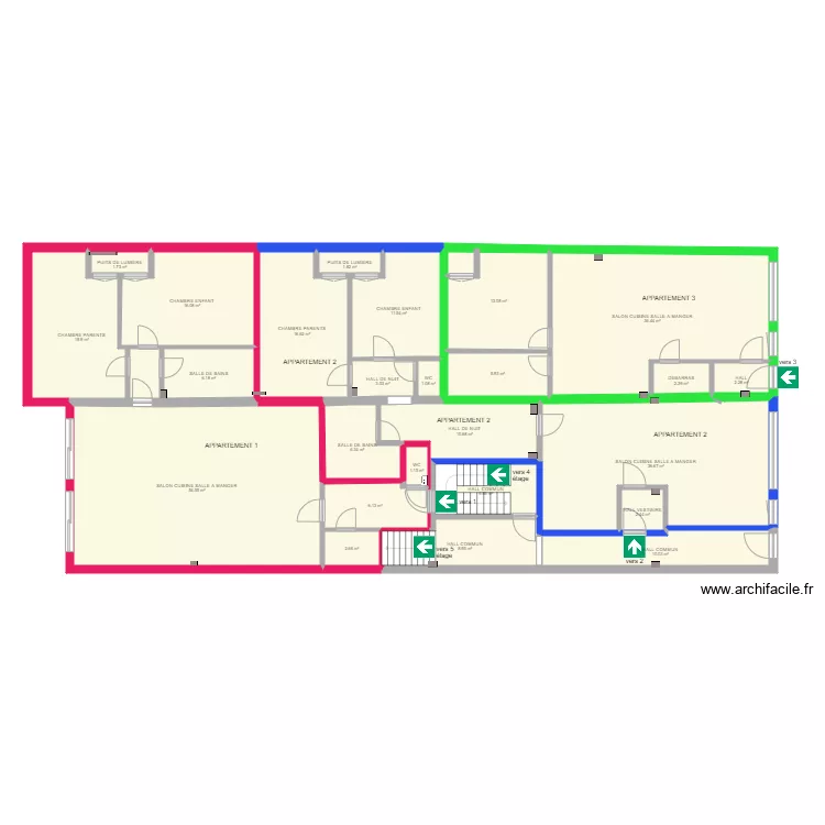 PLAN MURS SEULS. Plan de PLAN MURS SEULS. Plan de