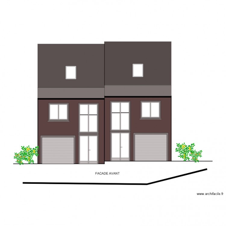 COUPE HESERANGE 3. Plan de 0 pièce et 0 m2