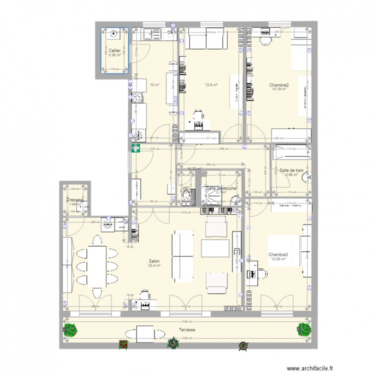 Dagovéranien. Plan de 0 pièce et 0 m2