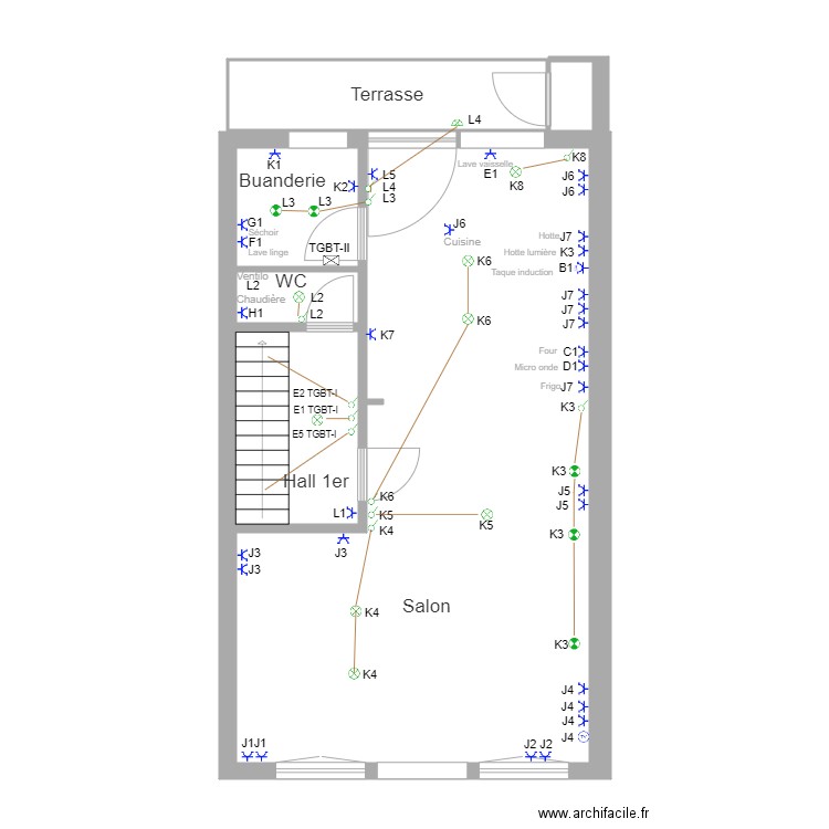 1er 49MC Reno elec - septembre22-V2. Plan de 0 pièce et 0 m2