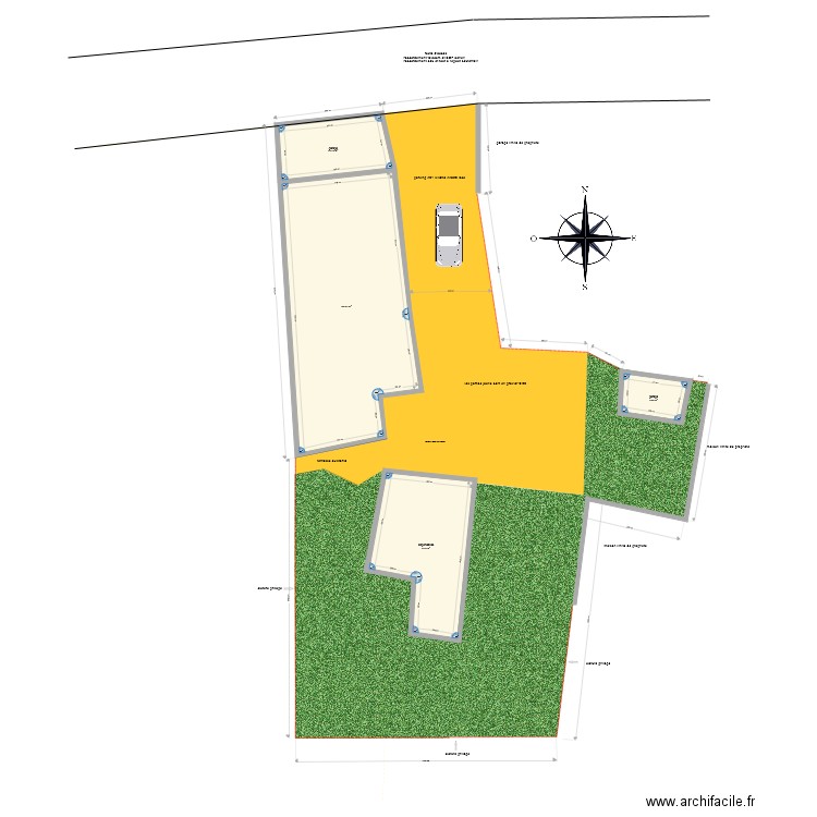 401 Villatte 44520 Issé avant travaux et aménagement. Plan de 0 pièce et 0 m2