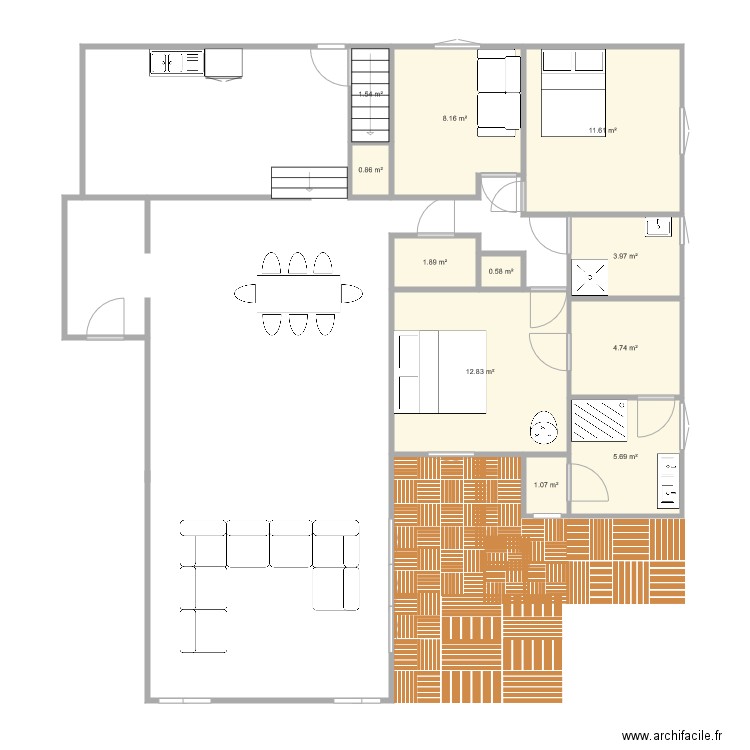 Plan futur 2. Plan de 0 pièce et 0 m2