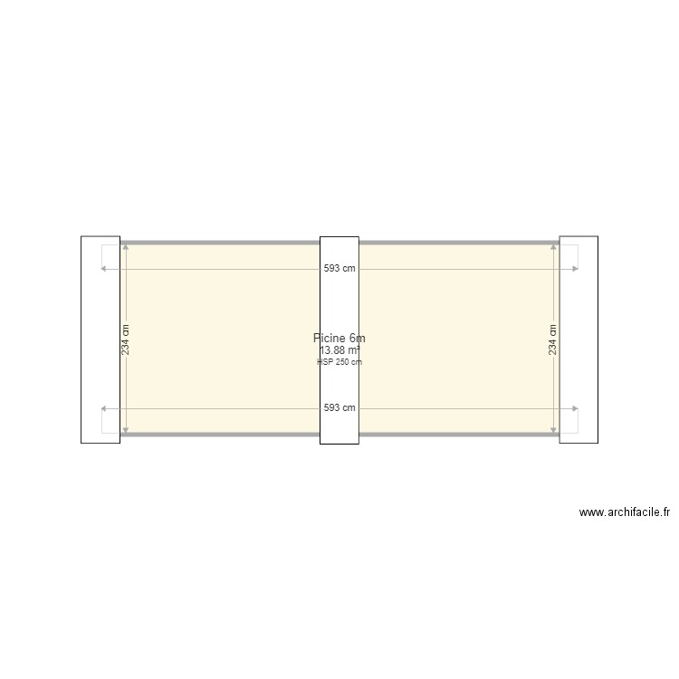 plots piscine 6x244. Plan de 0 pièce et 0 m2