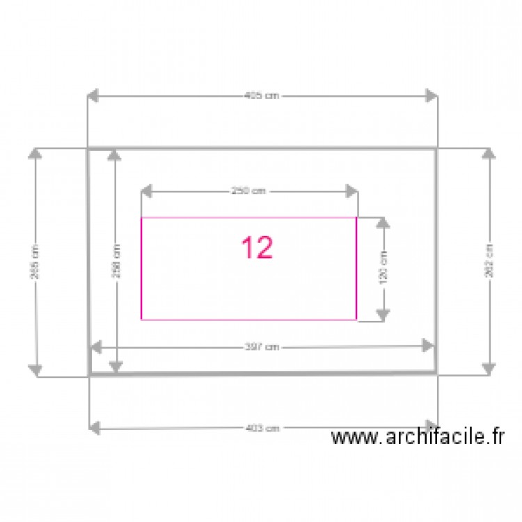 MUR SALON 12. Plan de 0 pièce et 0 m2