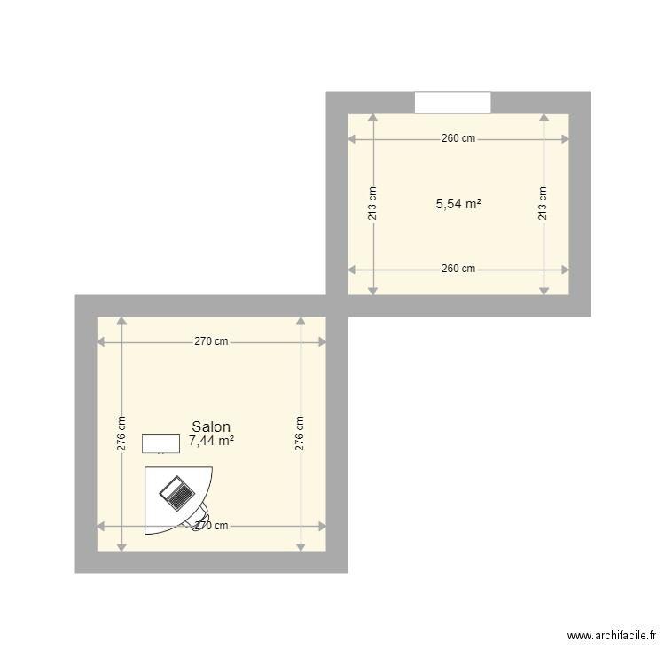 test. Plan de 0 pièce et 0 m2