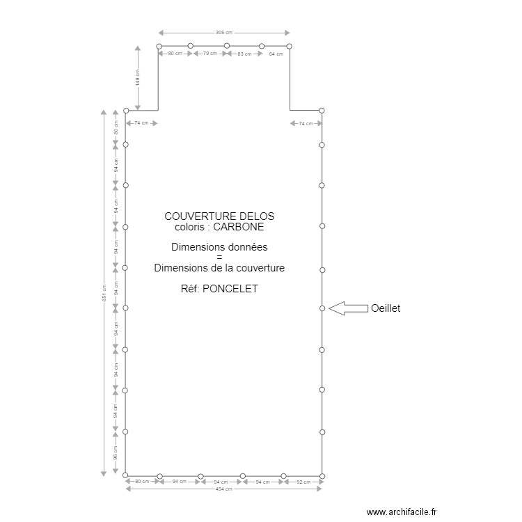 delos poncelet. Plan de 0 pièce et 0 m2