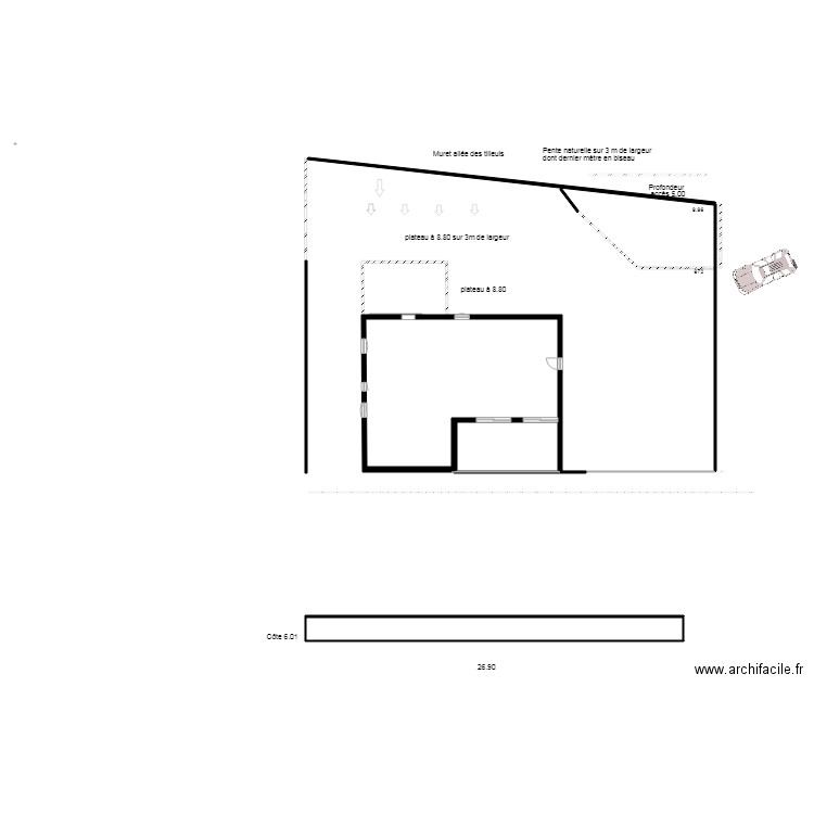 PROJET MAISON PEIPIN garage accolé 2. Plan de 3 pièces et 176 m2