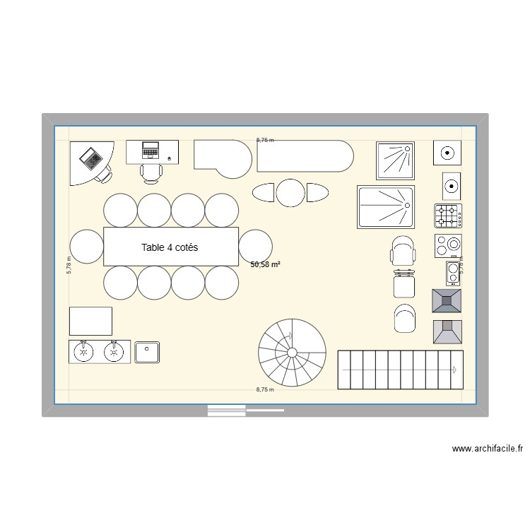 modèle éléments. Plan de 0 pièce et 0 m2