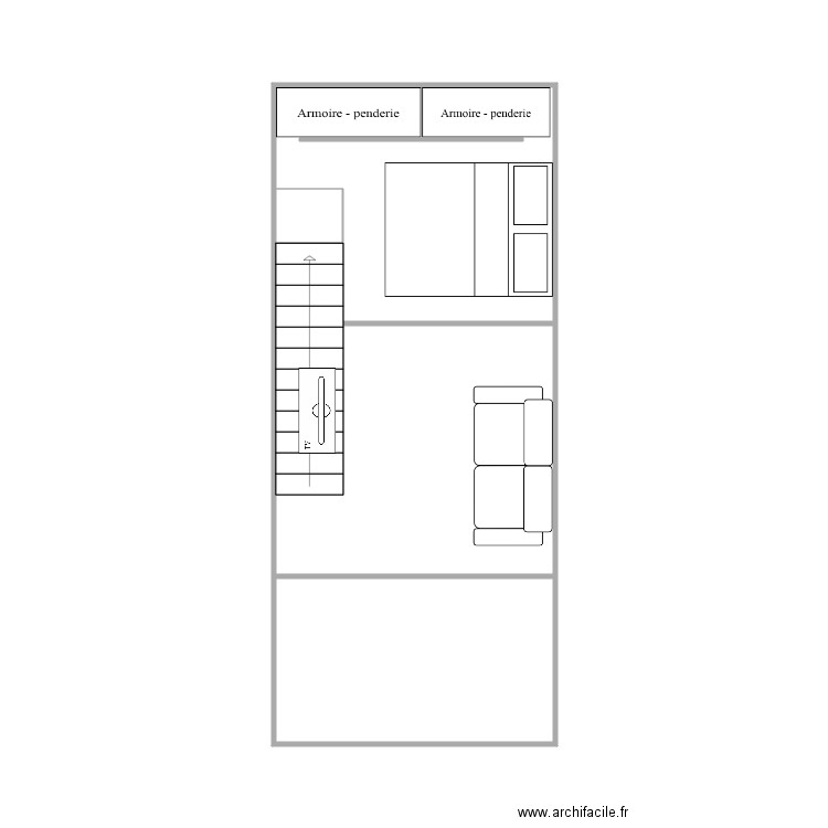 311 guadeloupe. Plan de 4 pièces et 25 m2