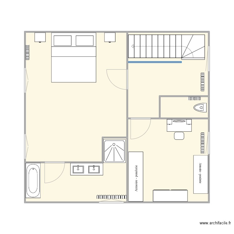 MAISON BH 1ER ETAGE. Plan de 0 pièce et 0 m2
