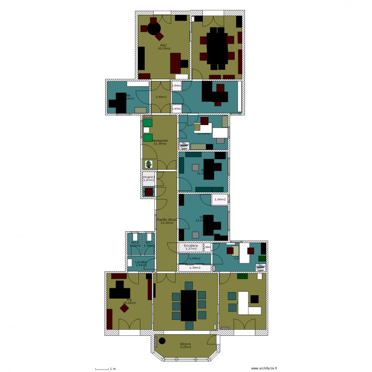 Diag_484_NM_Meubles. Plan de 0 pièce et 0 m2