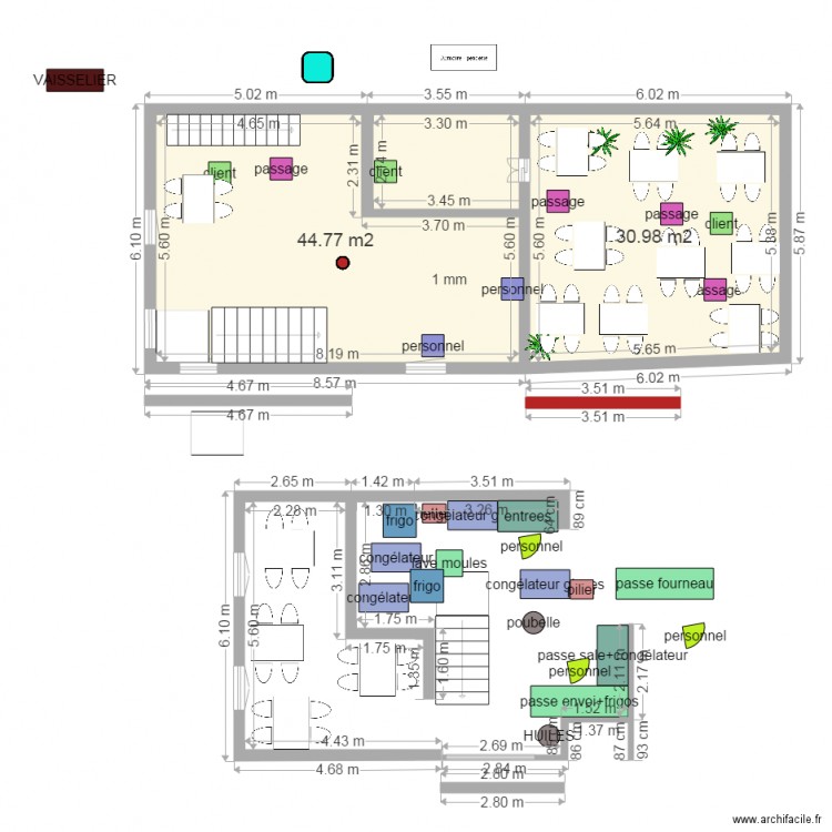 plan brut brunch interieur 6. Plan de 0 pièce et 0 m2