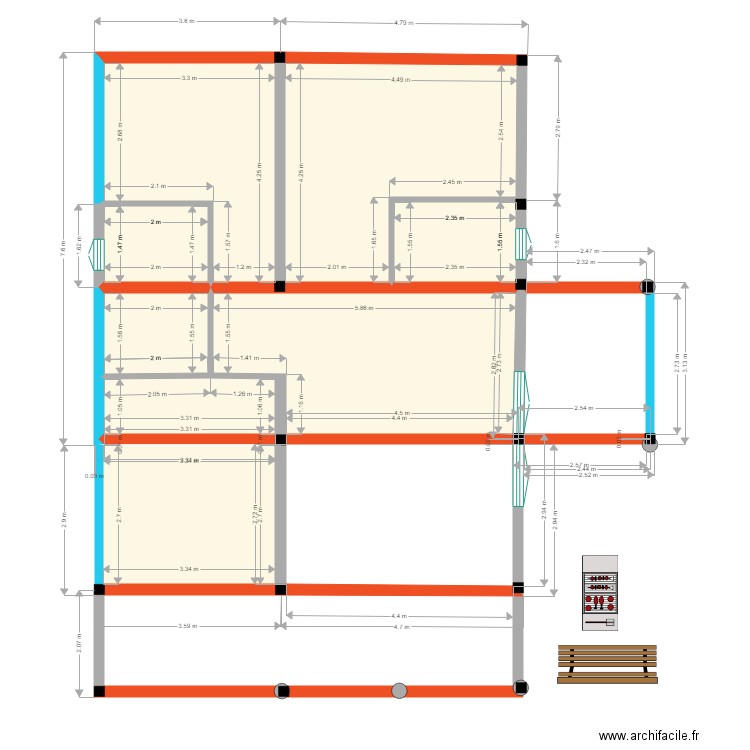 plan toiture2. Plan de 0 pièce et 0 m2