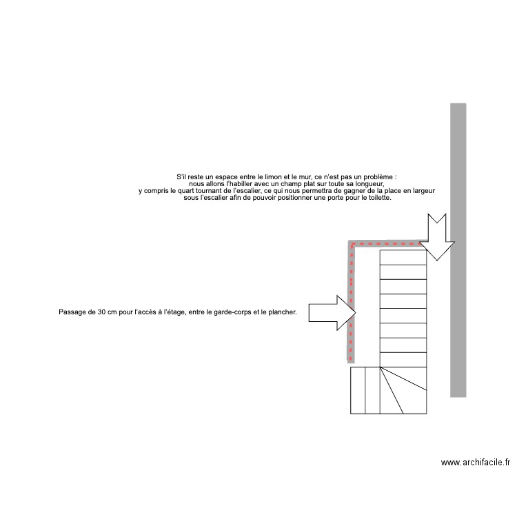 Escalier Croisty. Plan de 0 pièce et 0 m2