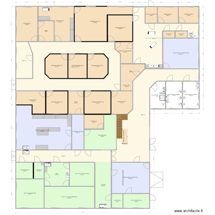Implantation9. Plan de 0 pièce et 0 m2