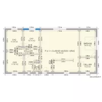 PLAN MAISON  COTE 125 M2