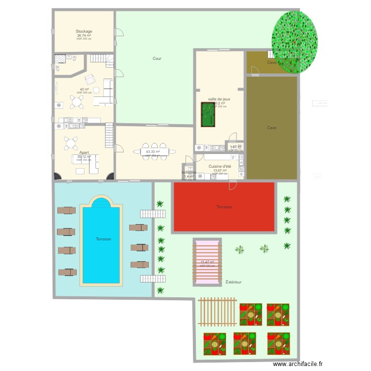 Ardeche3. Plan de 0 pièce et 0 m2