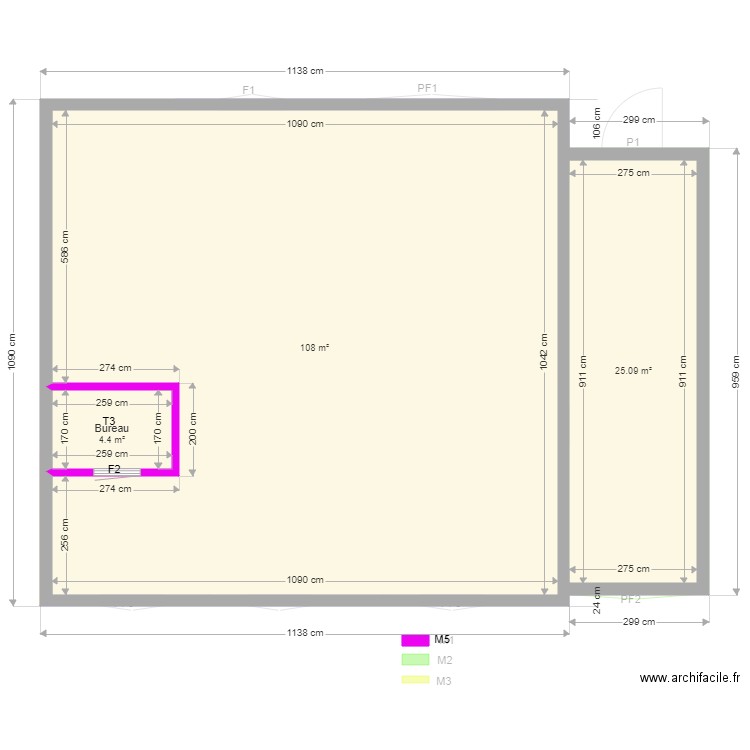 LEBOURG. Plan de 0 pièce et 0 m2