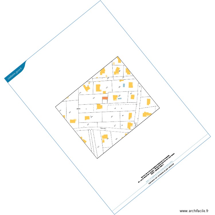 PLAN GARAGE. Plan de 0 pièce et 0 m2