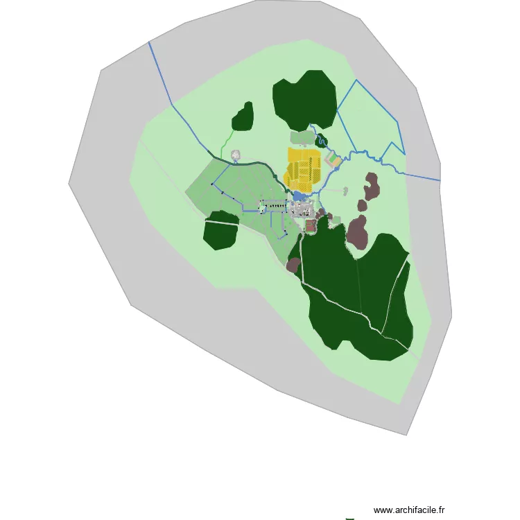 COMMANDERIE. Plan de 