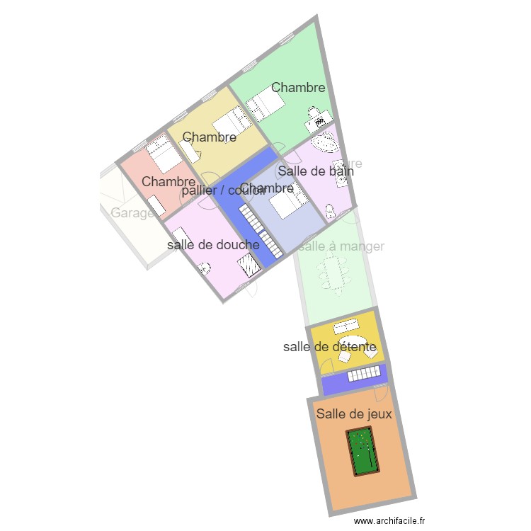 TORON LENS. Plan de 22 pièces et 452 m2