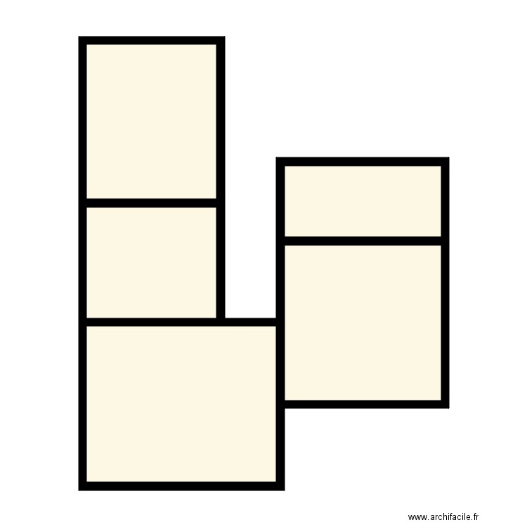 studios aoungou2. Plan de 5 pièces et 61 m2