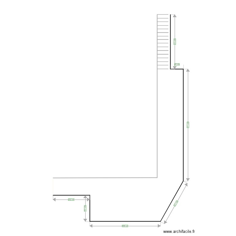 garde corps terrasse escalier. Plan de 0 pièce et 0 m2