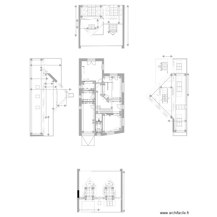 facade 1 Quimiac V1. Plan de 0 pièce et 0 m2