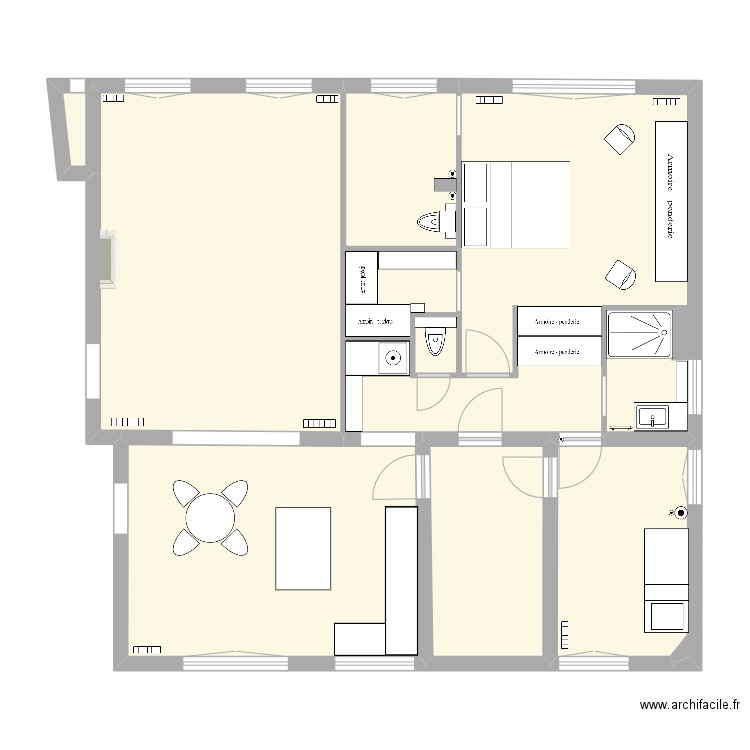 Villa Herran aménagé après démolition. Plan de 0 pièce et 0 m2