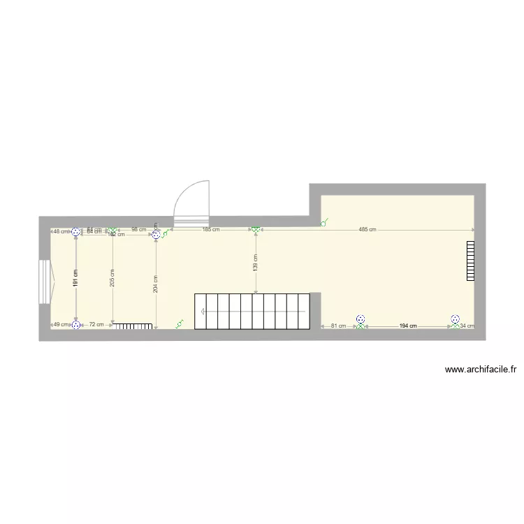 Plan elec COMTE etage. Plan de 