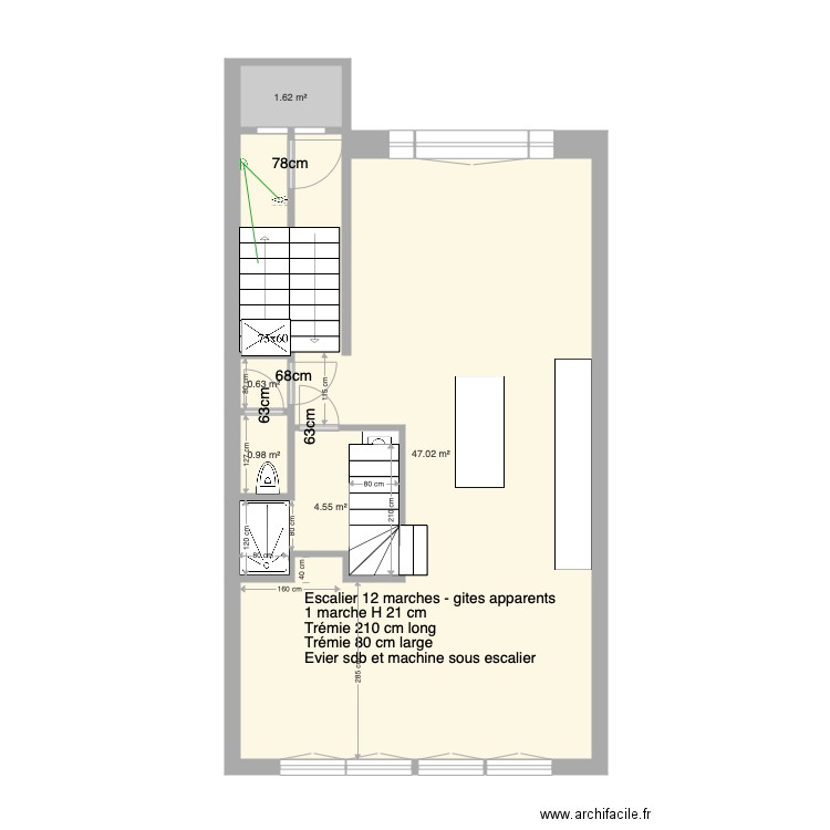 Tabellion 3e étage Communs Elec. Plan de 0 pièce et 0 m2