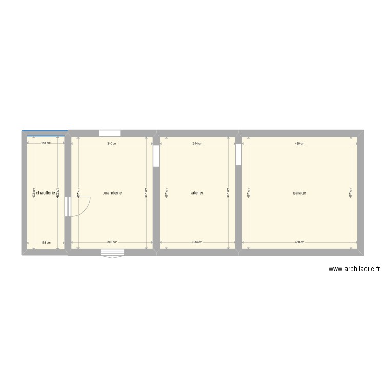 ssol maison Fayer. Plan de 0 pièce et 0 m2