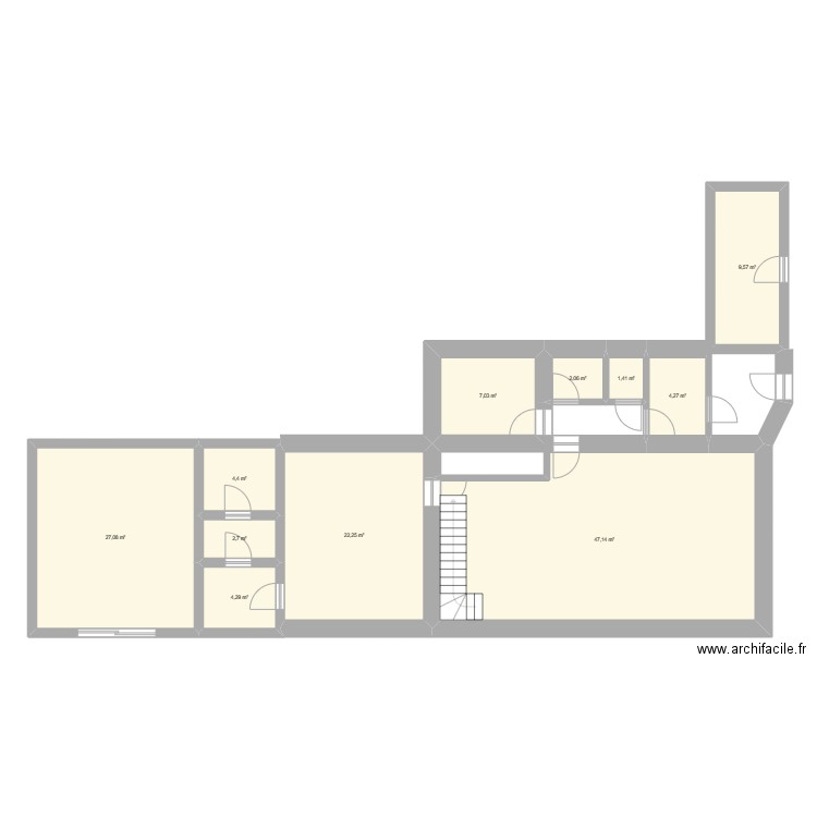 Projet Aménagement 70 route de la puiserie. Plan de 0 pièce et 0 m2