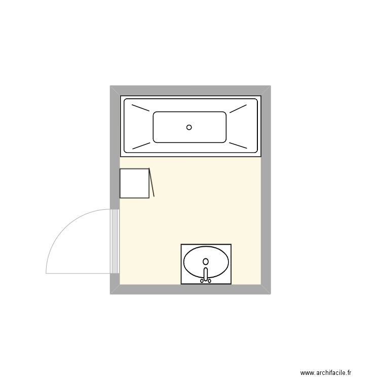 WITZ Existant SDb. Plan de 0 pièce et 0 m2