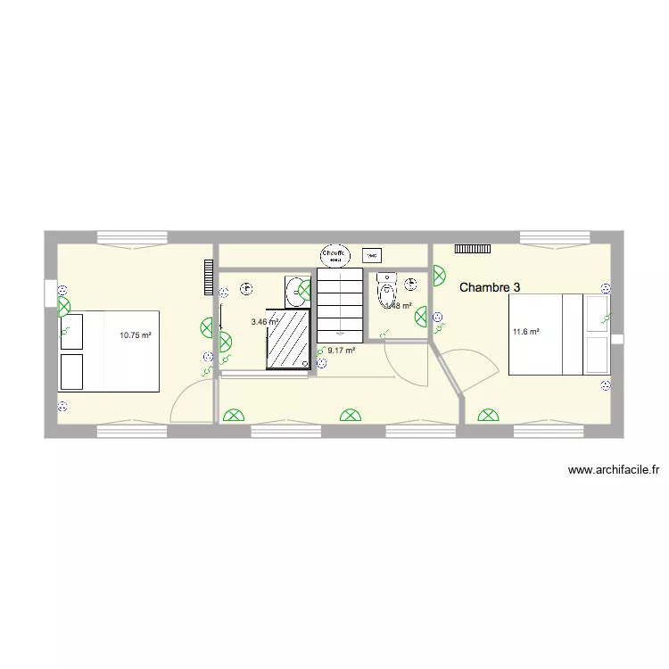 Quettehou 2ème étage 3 juin 2019. Plan de Quettehou 2ème étage 3 juin 2019. Plan de