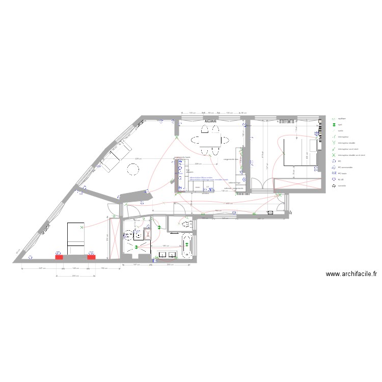 mezieres chambre 2 V 1. Plan de 0 pièce et 0 m2