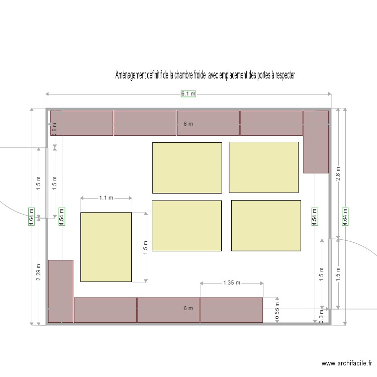 CHAMBRE FROIDE. Plan de 0 pièce et 0 m2