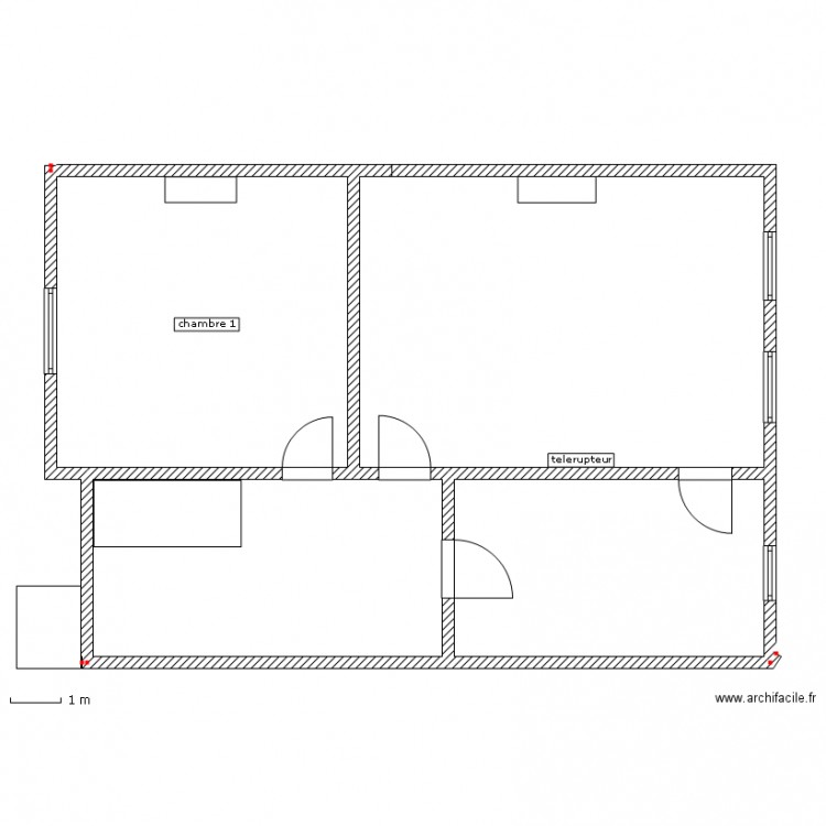 vincent etage 1. Plan de 0 pièce et 0 m2