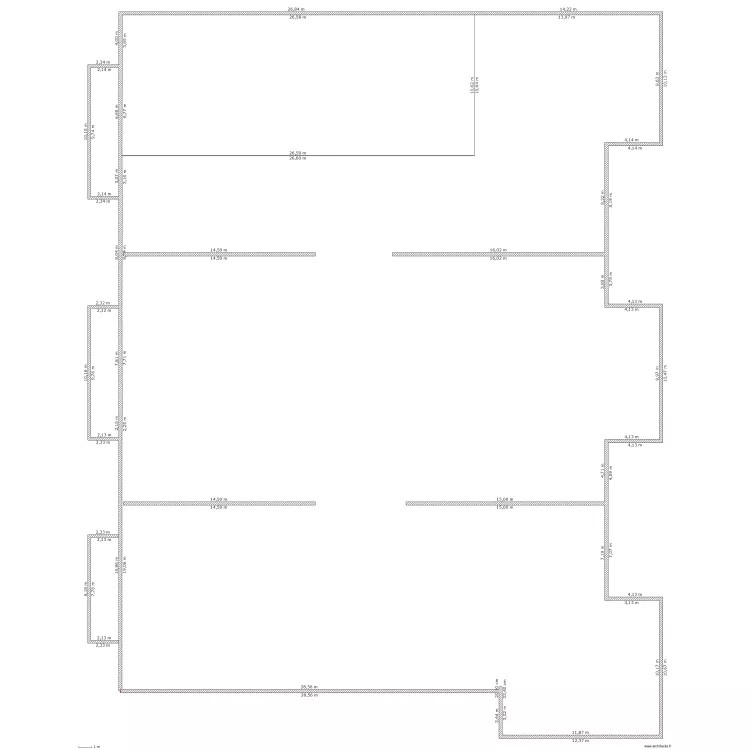 CC station 1er etage. Plan de 