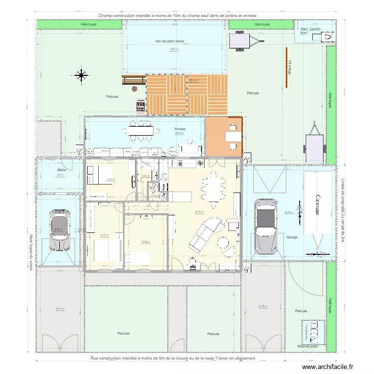 Saint andr&eacute; 18 janvier. Plan de 