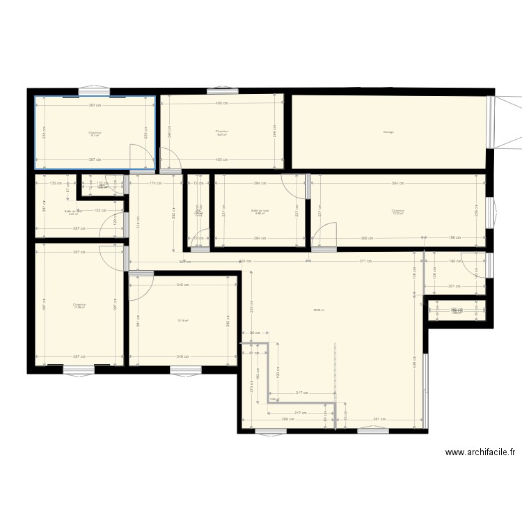 T PLAIN PIED4 VERSION 2. Plan de 0 pièce et 0 m2