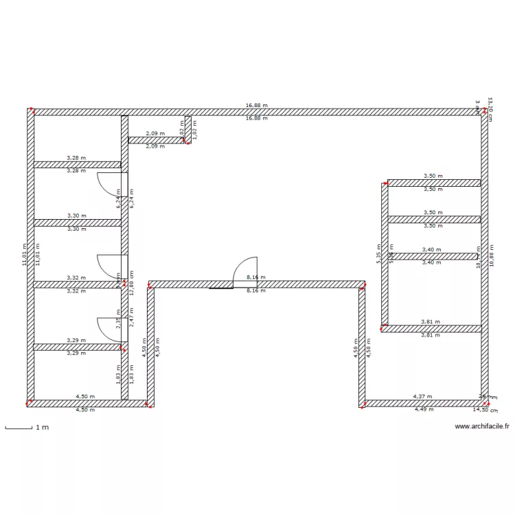 maison 1. Plan de 