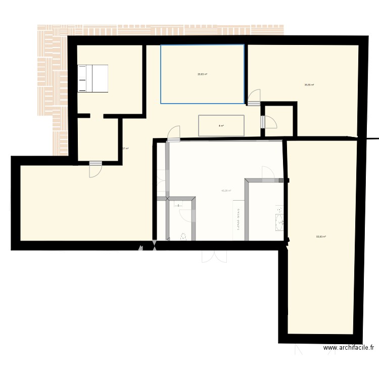 maison car début. Plan de 0 pièce et 0 m2