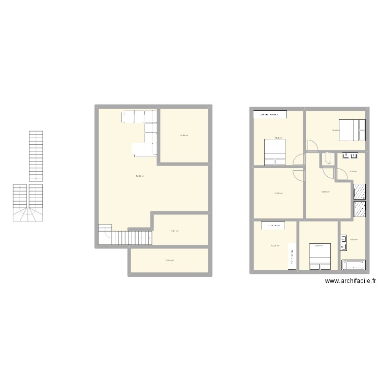 étagemaison. Plan de 0 pièce et 0 m2