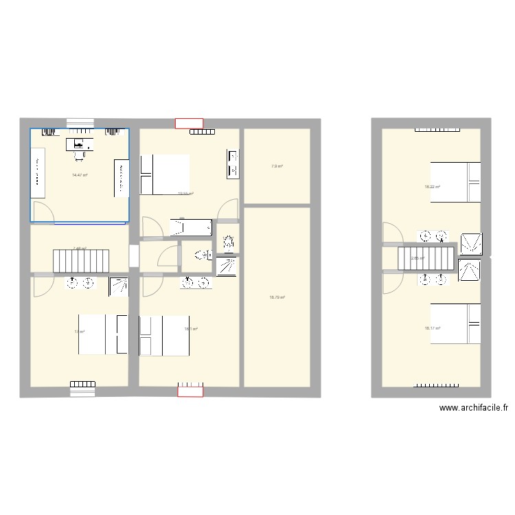 Edouard Pisvin 12 étage 4. Plan de 0 pièce et 0 m2