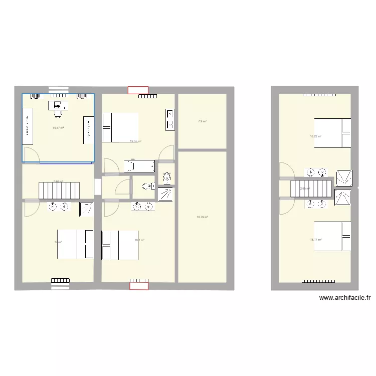 Edouard Pisvin 12 &eacute;tage 4. Plan de 